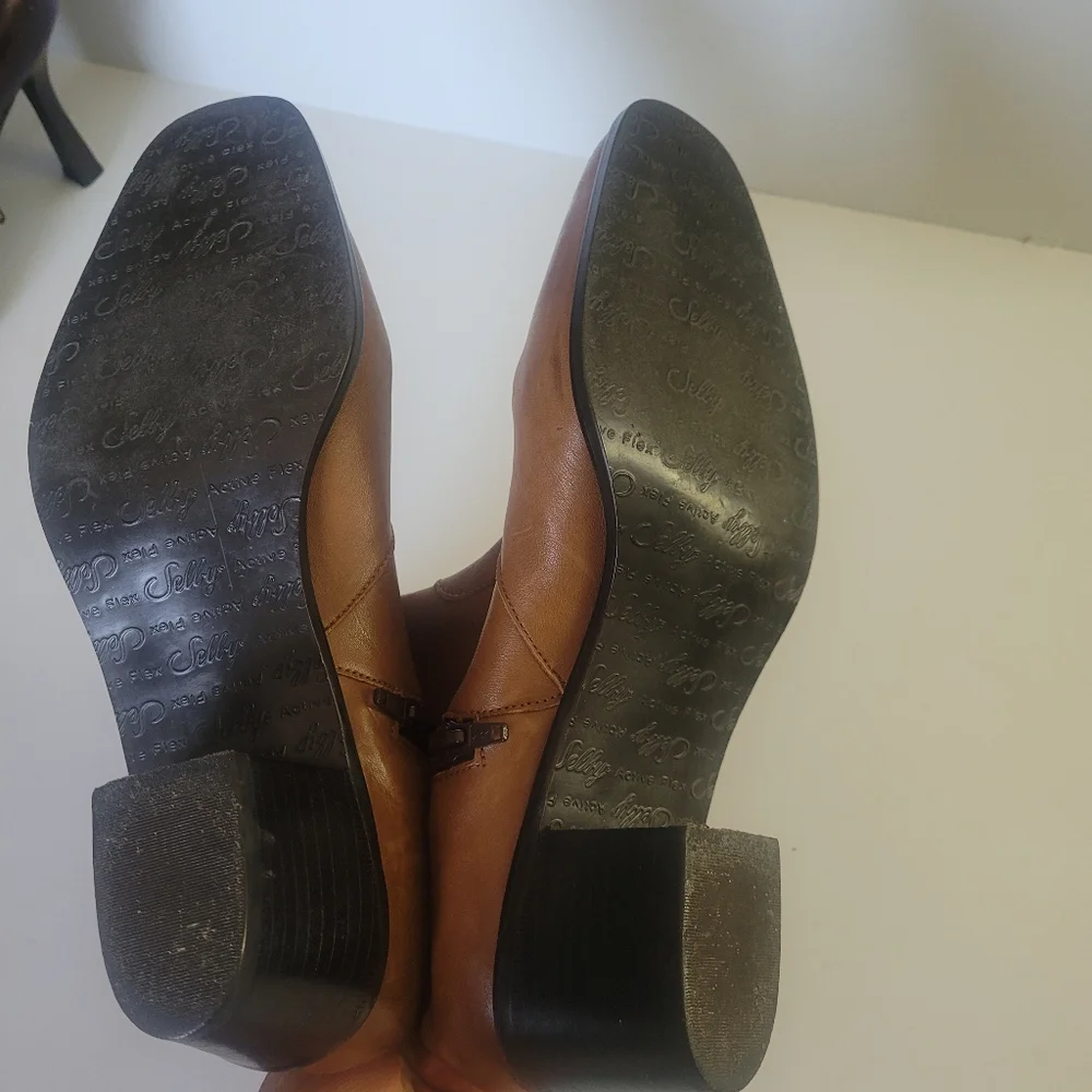Shelby soft leather ankle brown boots Size 10 - Picture 3 of 8